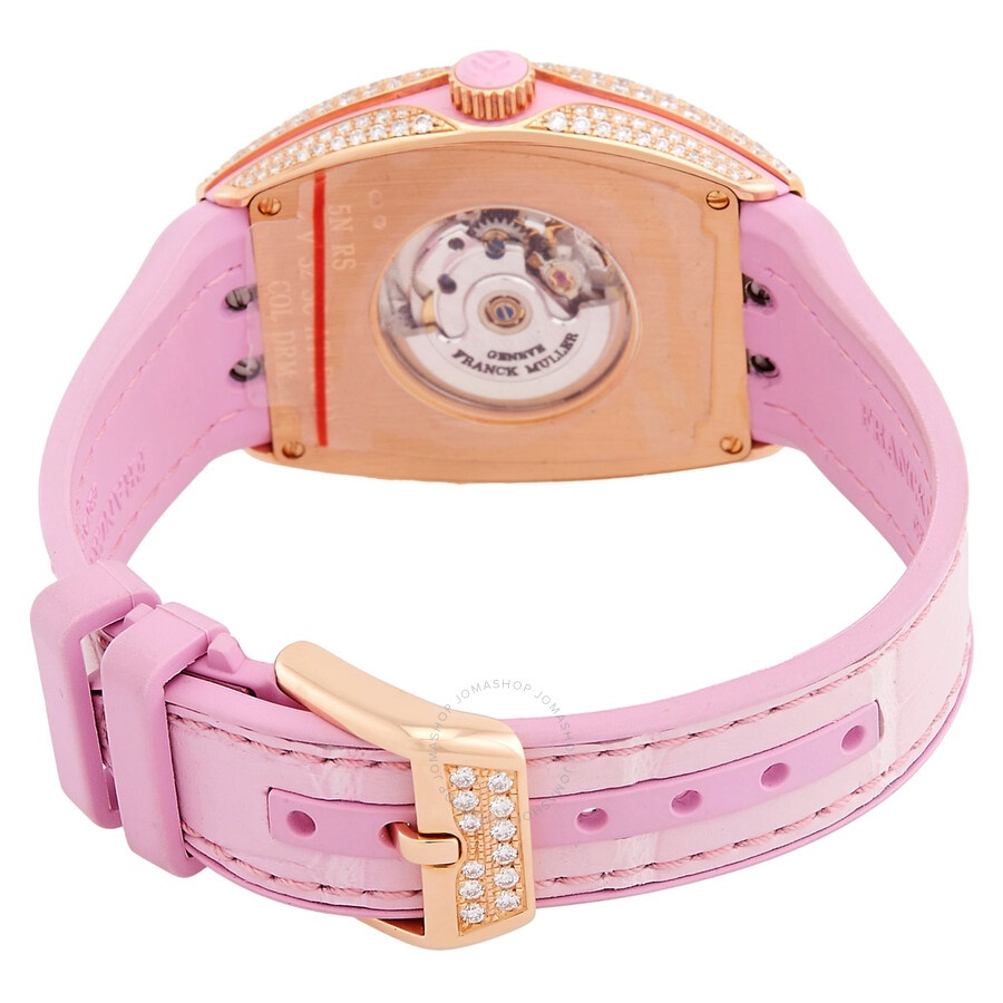 Franck Muller Vanguard Automatic Diamond Silver Dial Ladies Watch V 32 SC AT FO D COL DR 5N RS 5N - 3