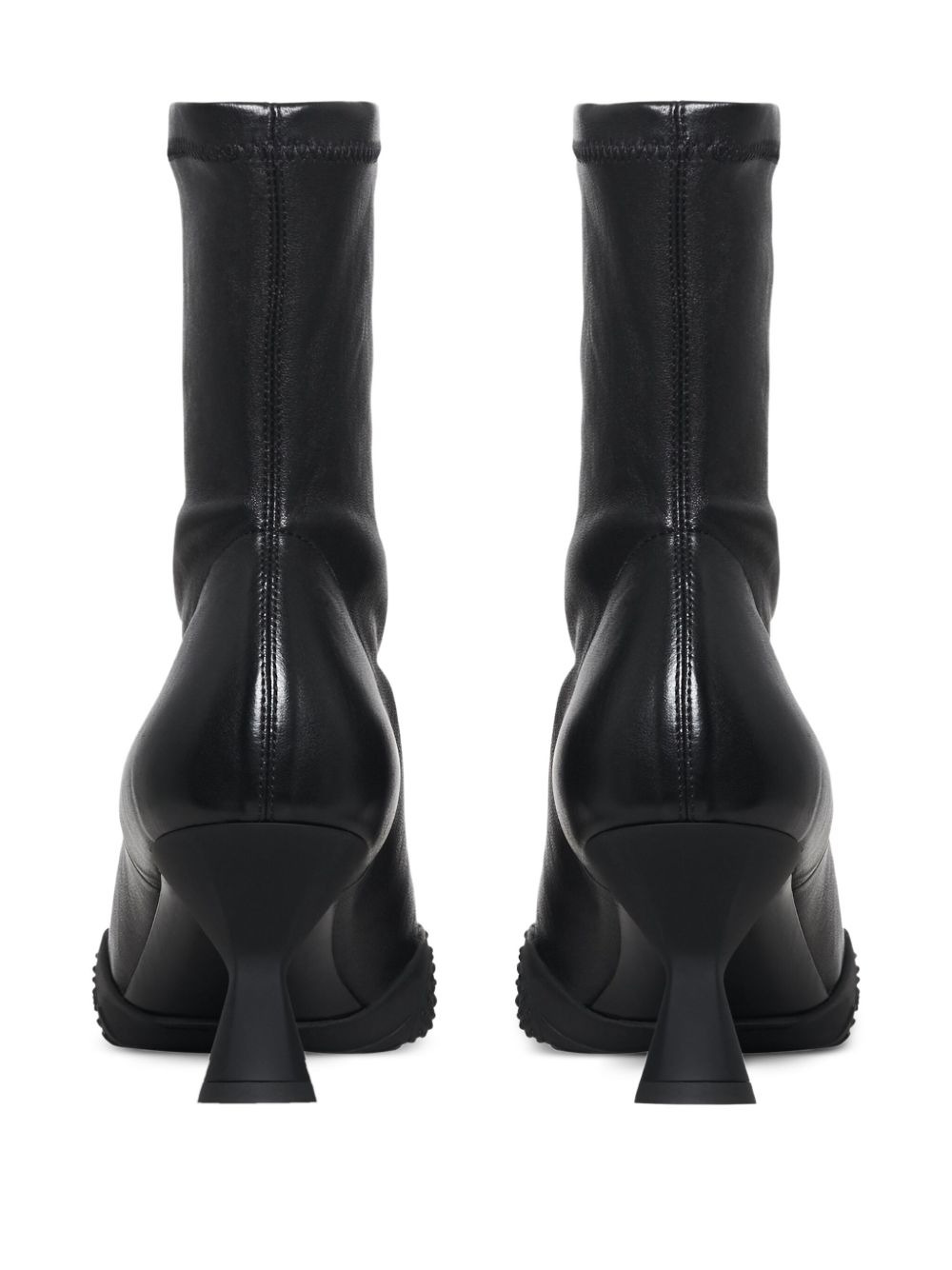 pointed-toe sculpted-heel boots - 3