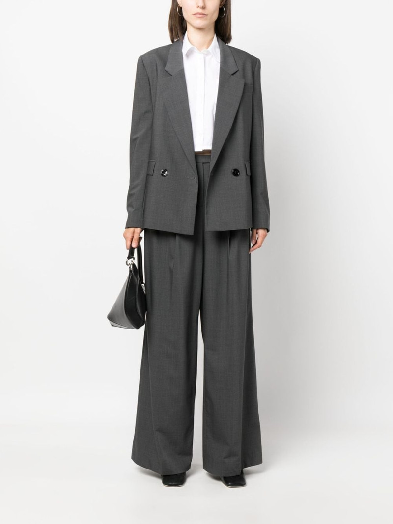 DOROTHEE SCHUMACHER double-breasted virgin wool-blend blazer outlook