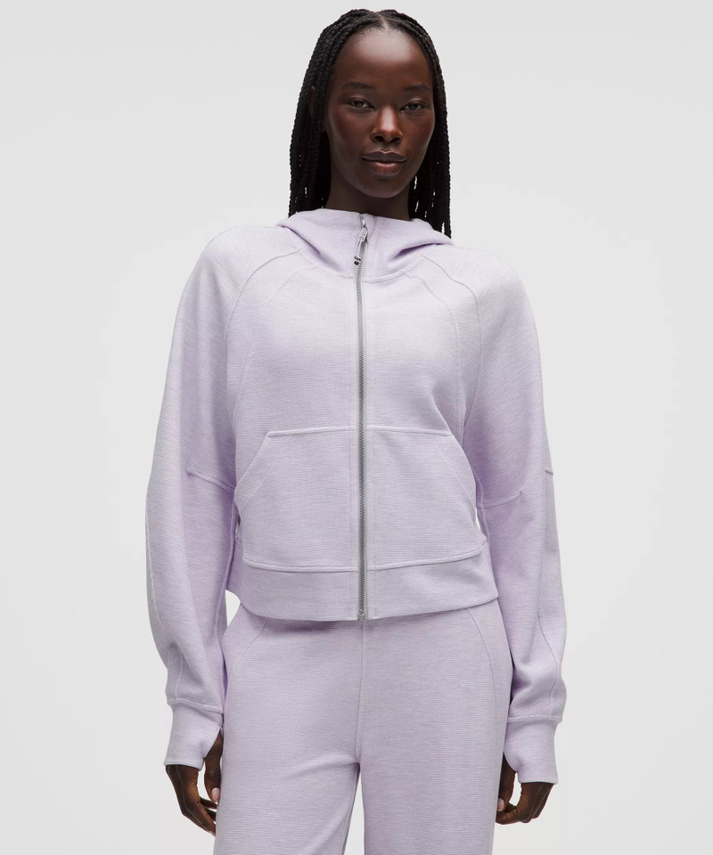 Scuba Oversized Full-Zip Hoodie *Waffle 1