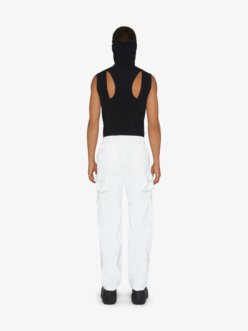 SLEEVELESS BALACLAVA TOP WITH CUTS 4