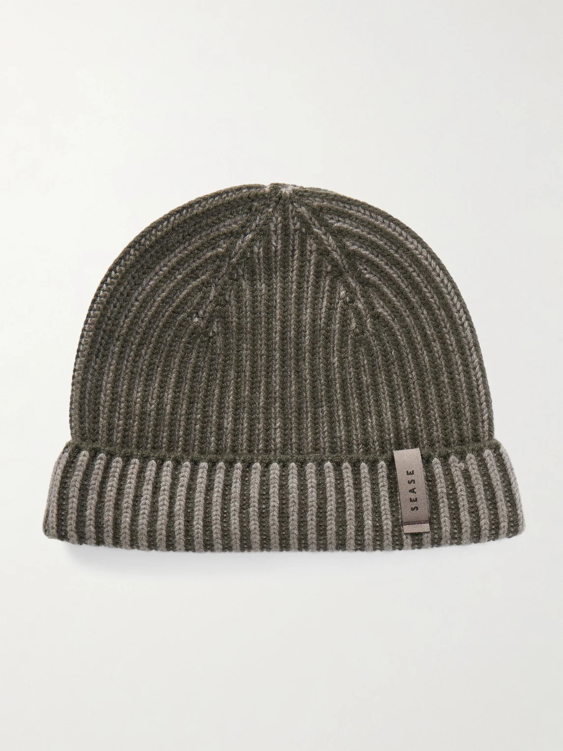 Dinghy Reversible Ribbed Cashmere Beanie - 1