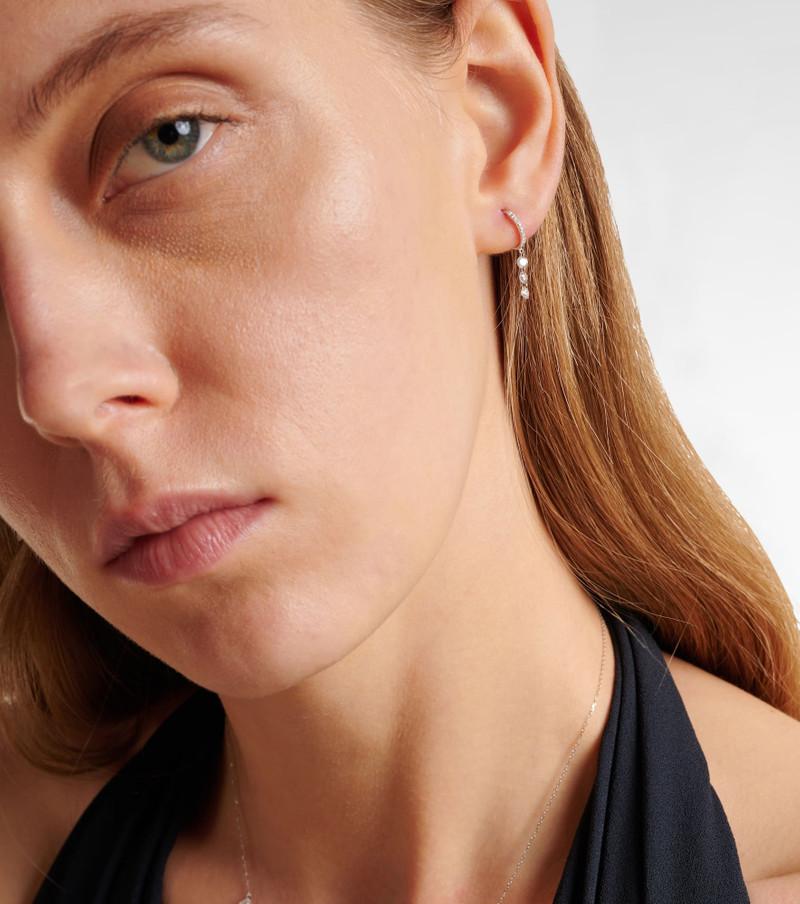 PERSÉE 18kt gold single earring with diamonds outlook