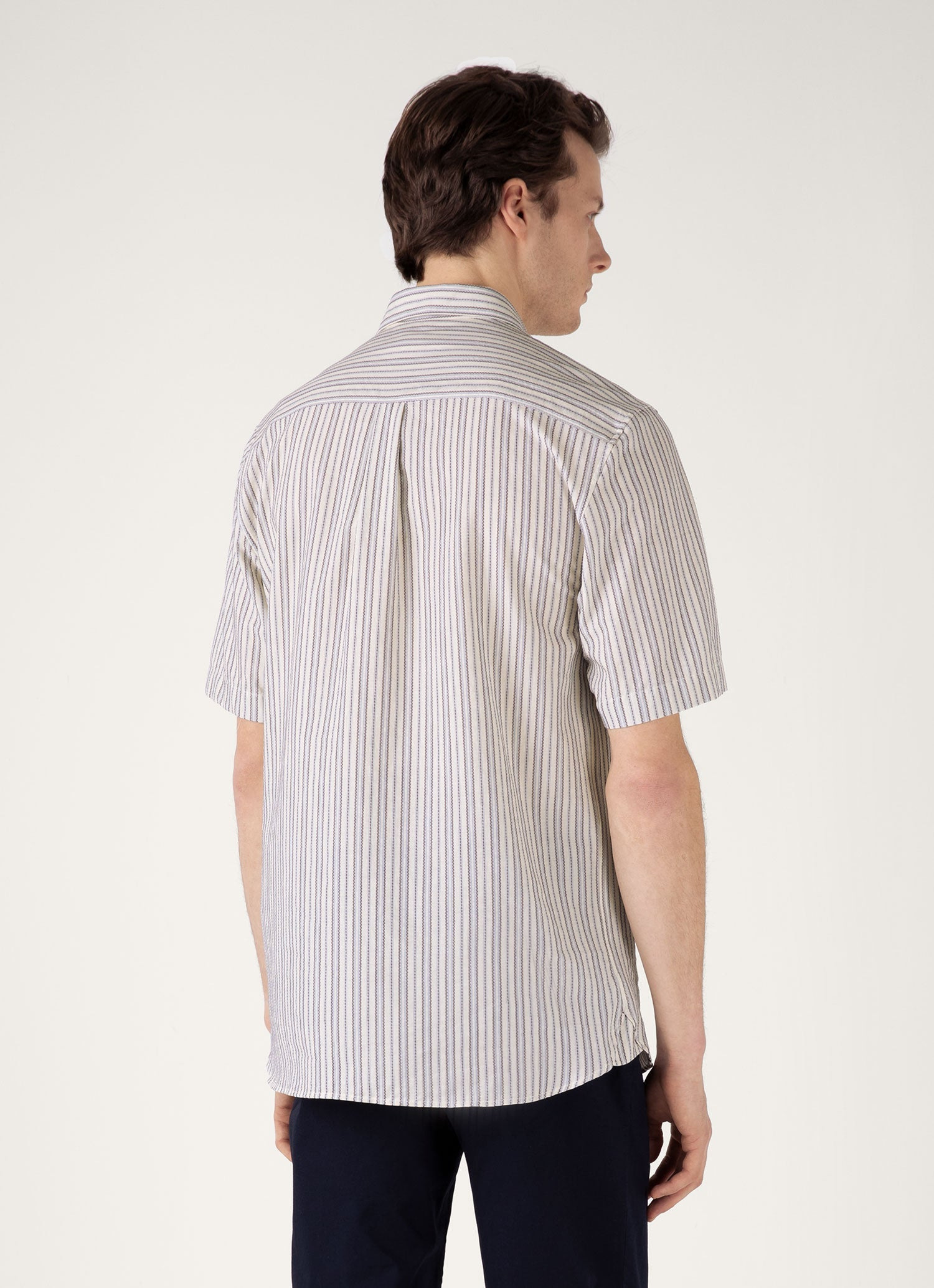 Short Sleeve Vintage Stripe Shirt - 5