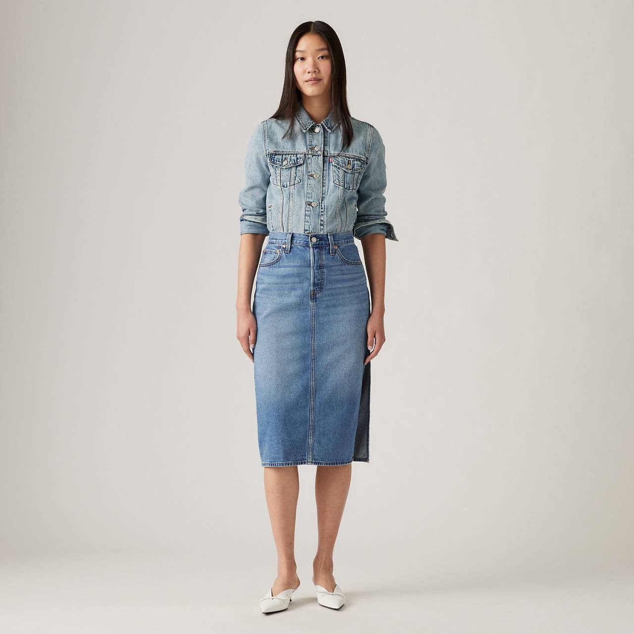 SIDE SLIT SKIRT - 2