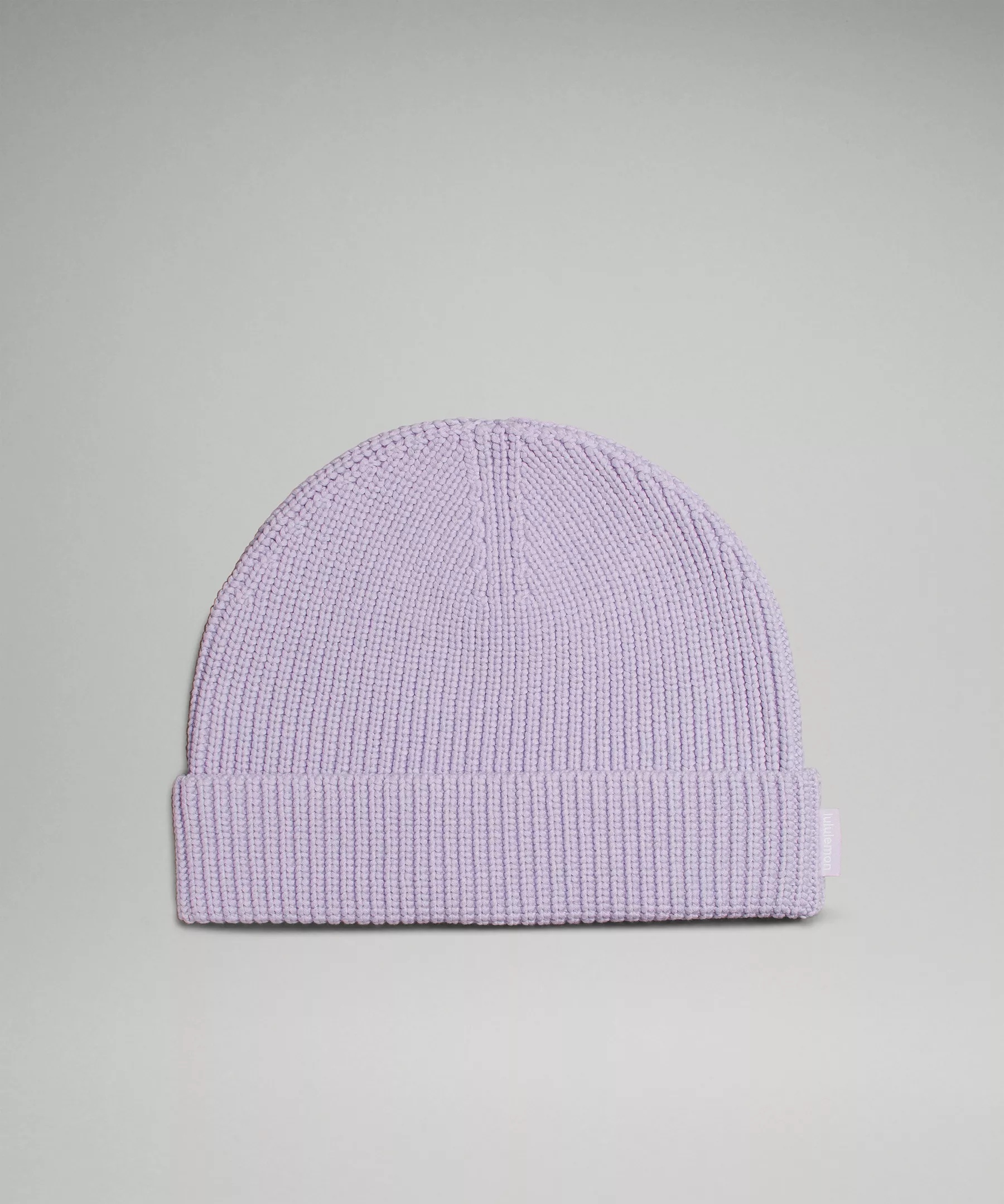 Close-Fit Cotton-Blend Ribbed Beanie - 1