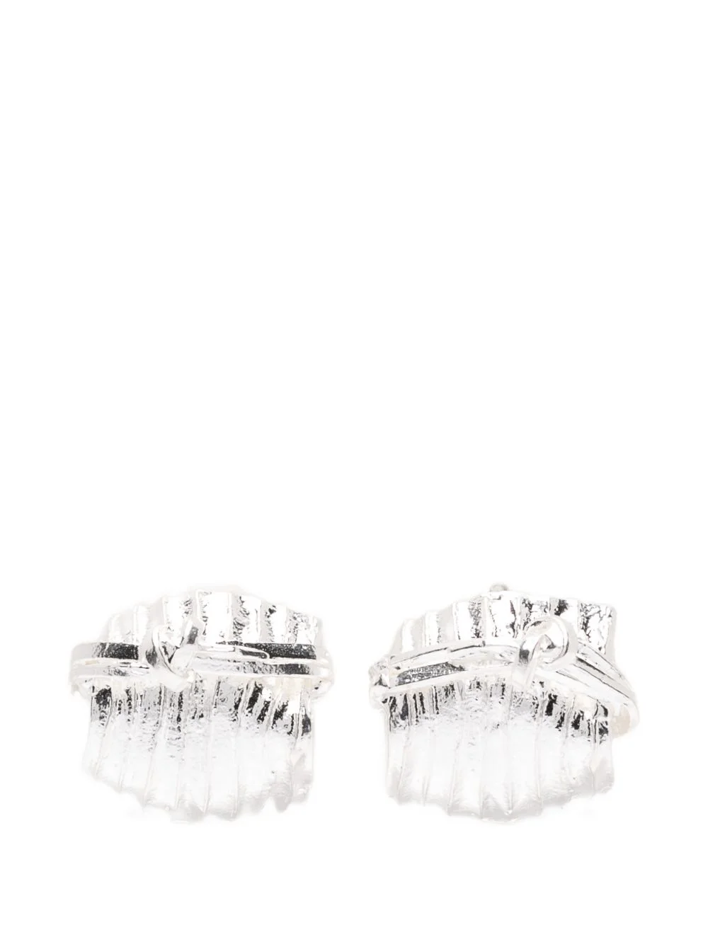 textured earrings - 1