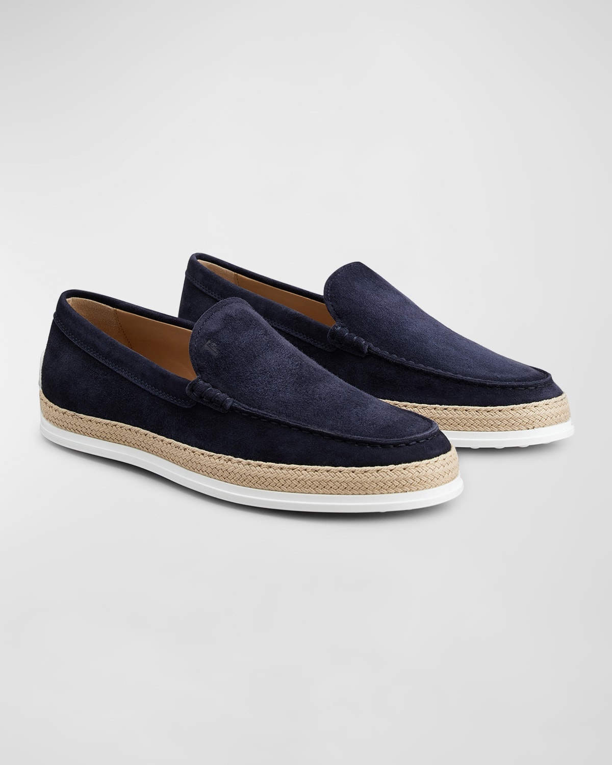 Men's Pantofola Gomma Rafia TV Suede Loafers - 2