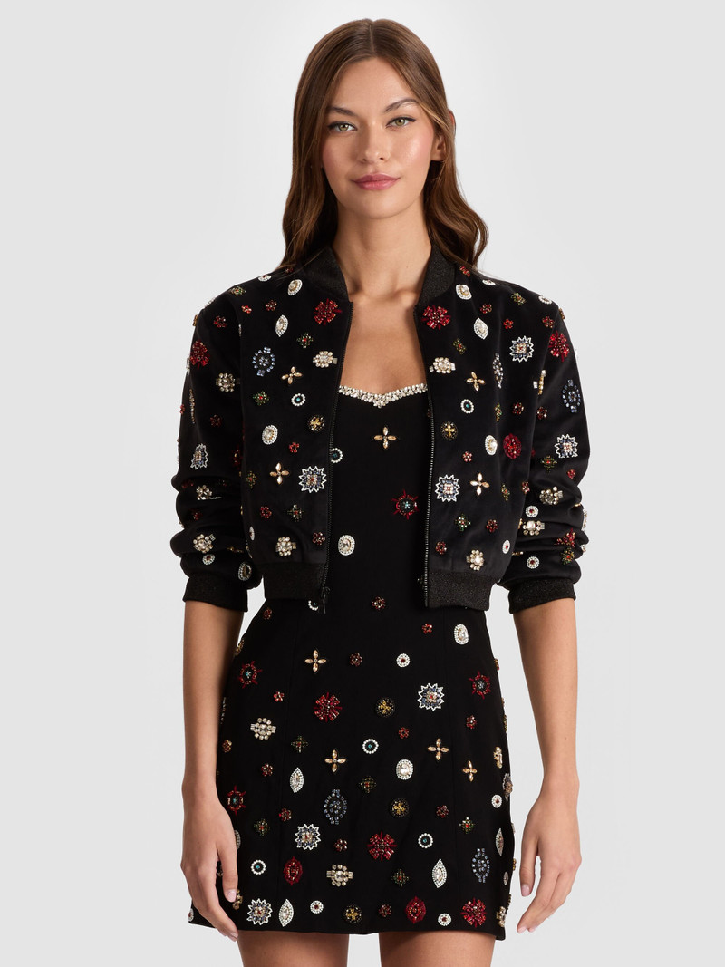 JACKIE EMBELLISHED BOMBER JACKET 2