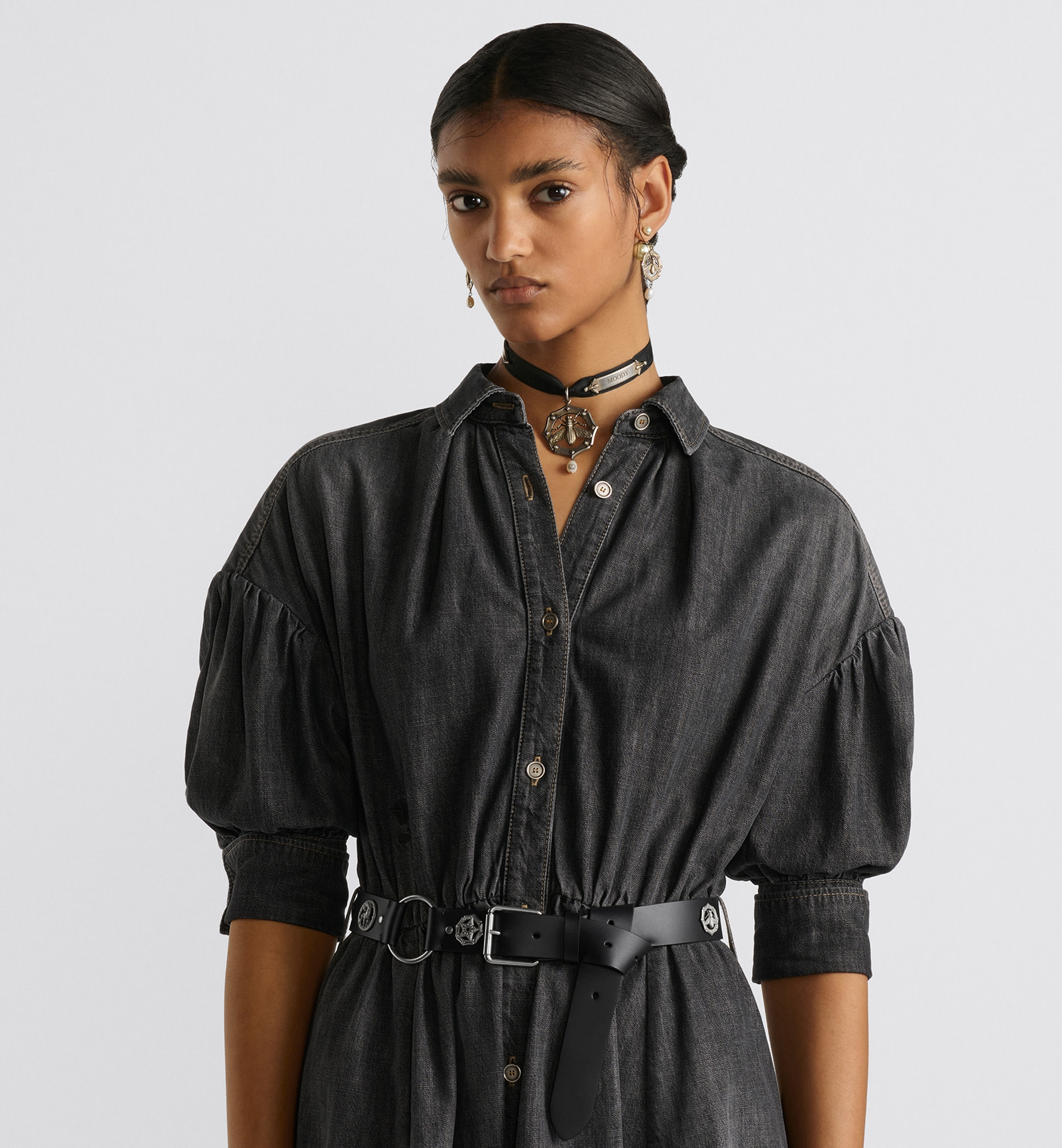 Flared Mid-Length Dress - 3