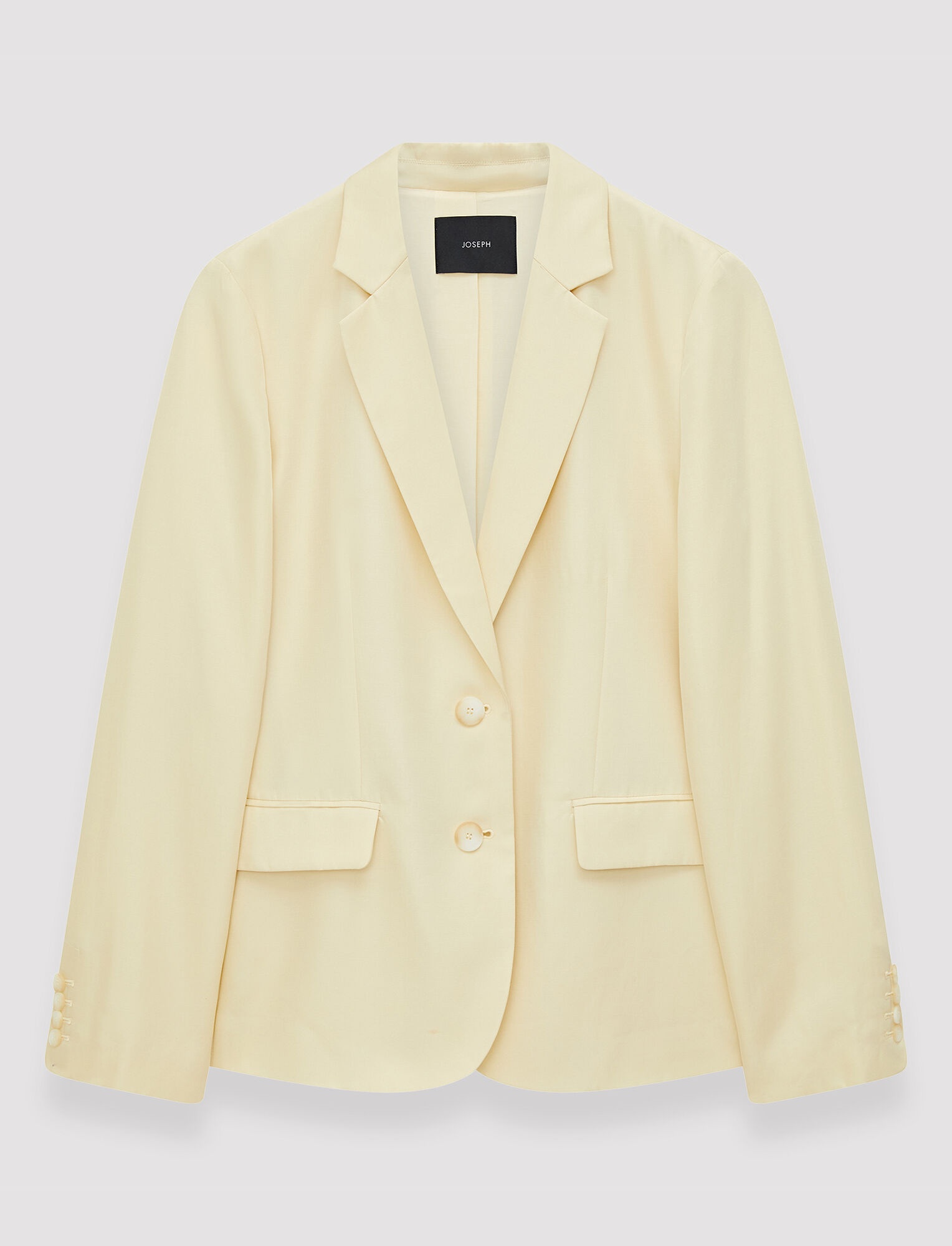 Soft Cotton Silk Belmore Jacket - 1