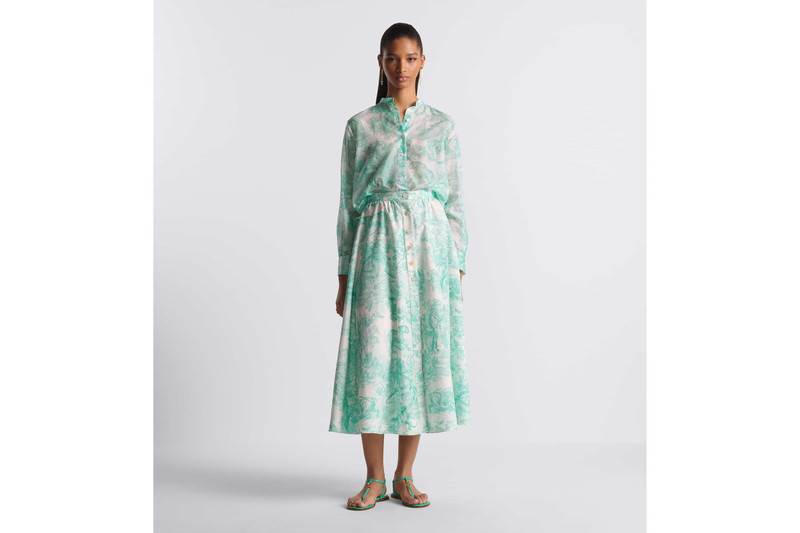 Dioriviera Flared Mid-Length Skirt 2