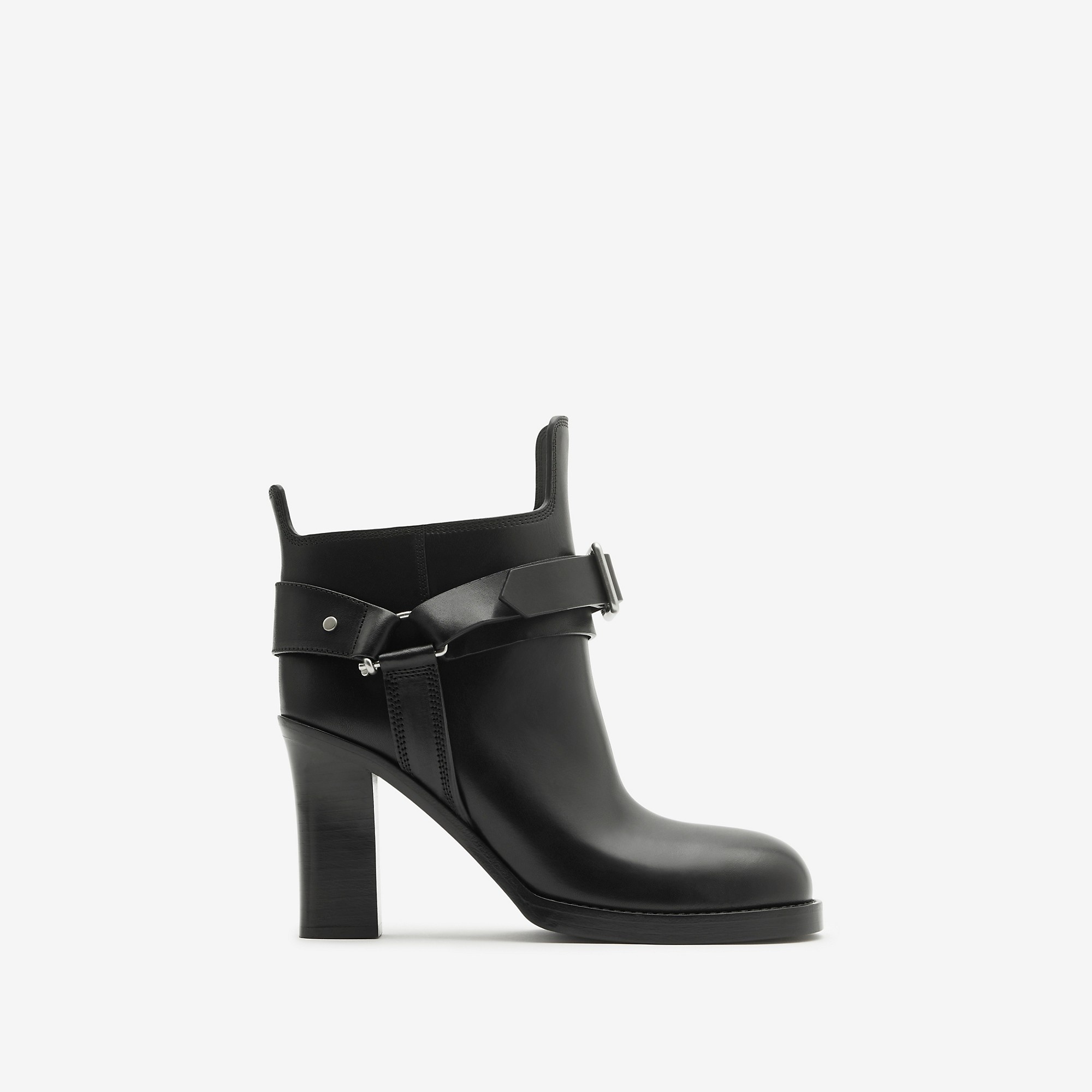 Leather Stirrup Low Boots - 1