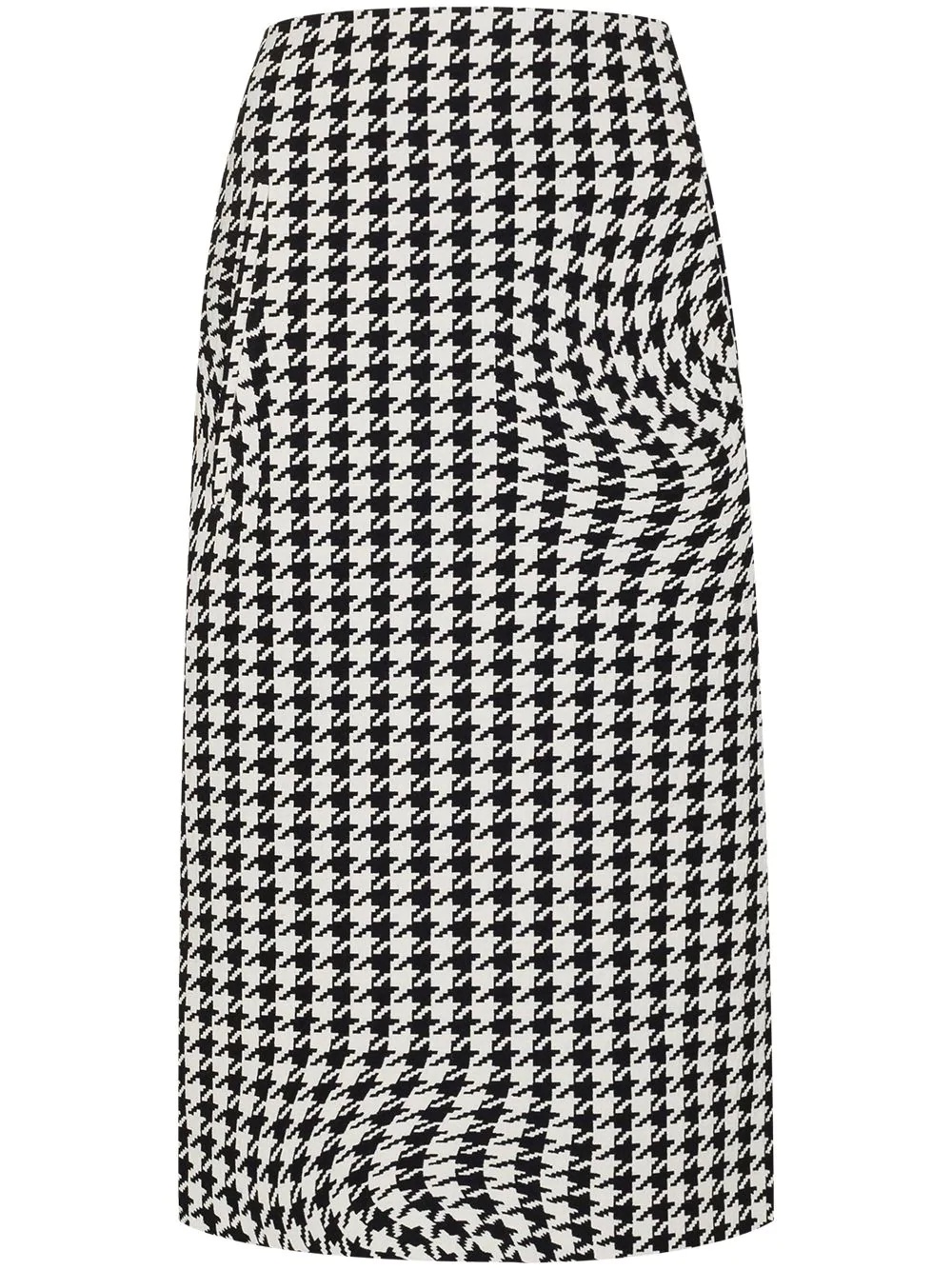 houndstooth-print pencil skirt - 1