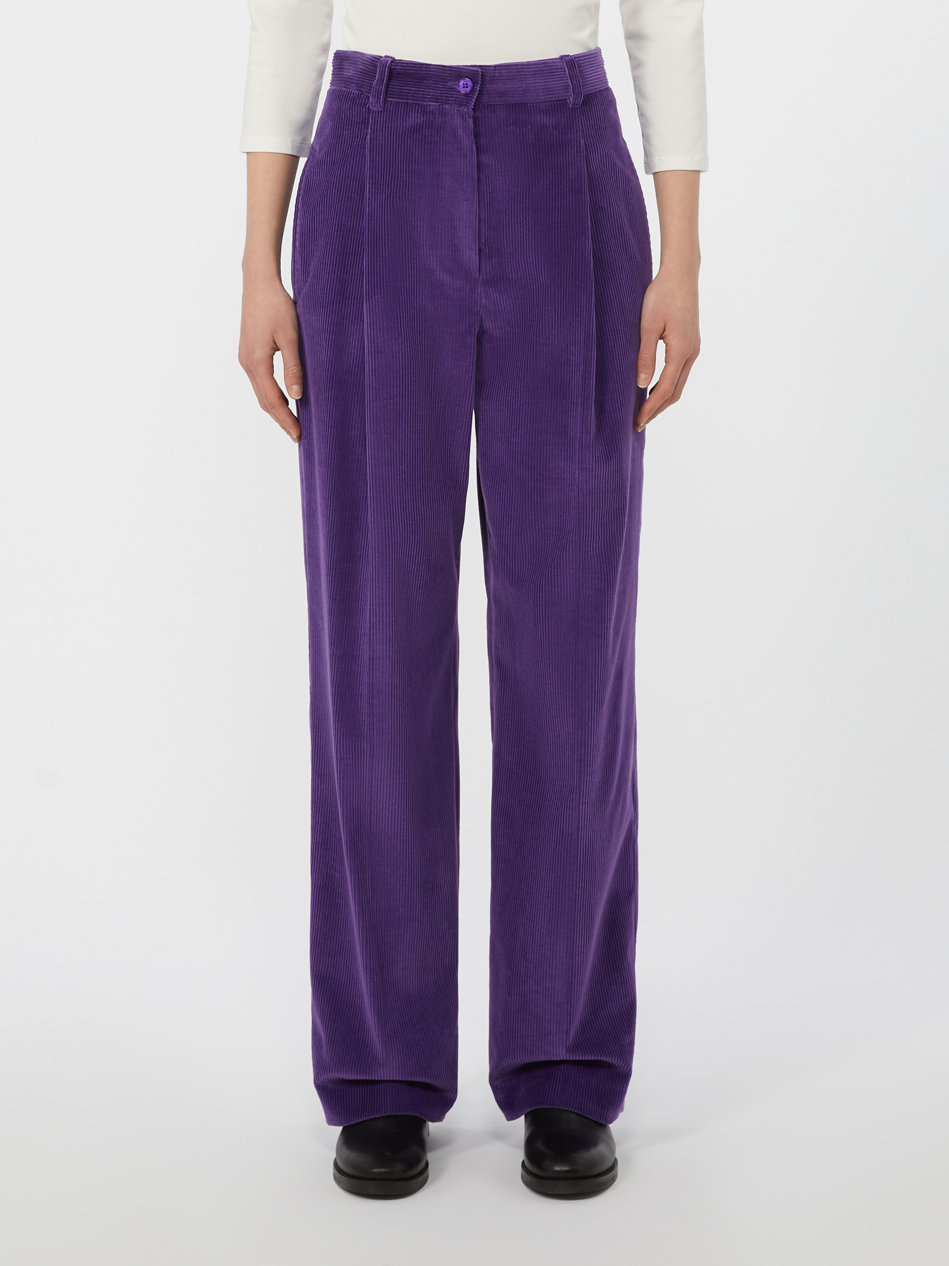 ORDINE Cotton velvet trousers - 3