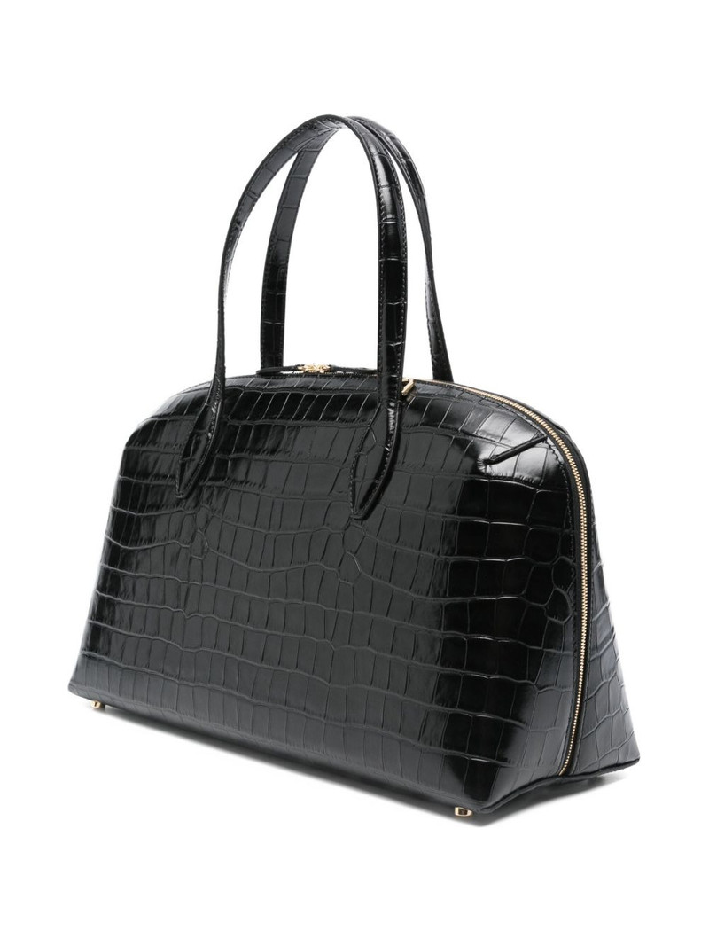 TOTEME medium Day croc-embossed tote bag outlook