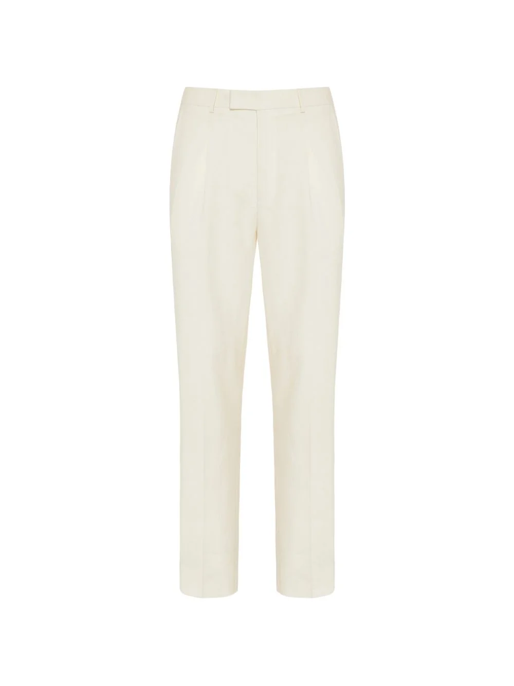 flat-front trousers - 1