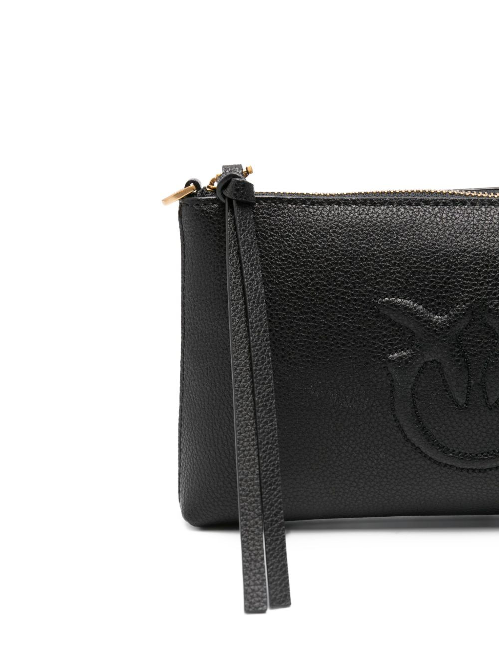 embossed-logo leather cross-body bag - 4
