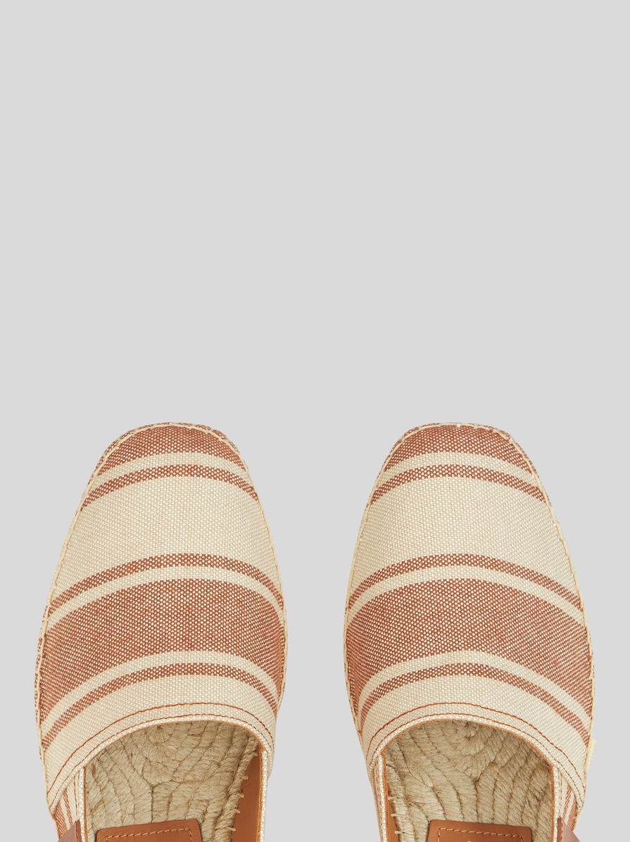 STRIPED COTTON ESPADRILLES - 2
