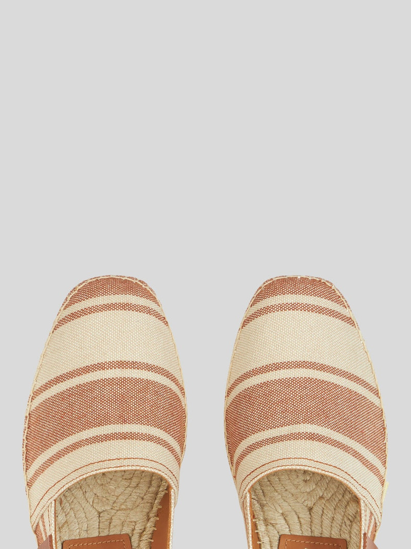 Etro STRIPED COTTON ESPADRILLES outlook