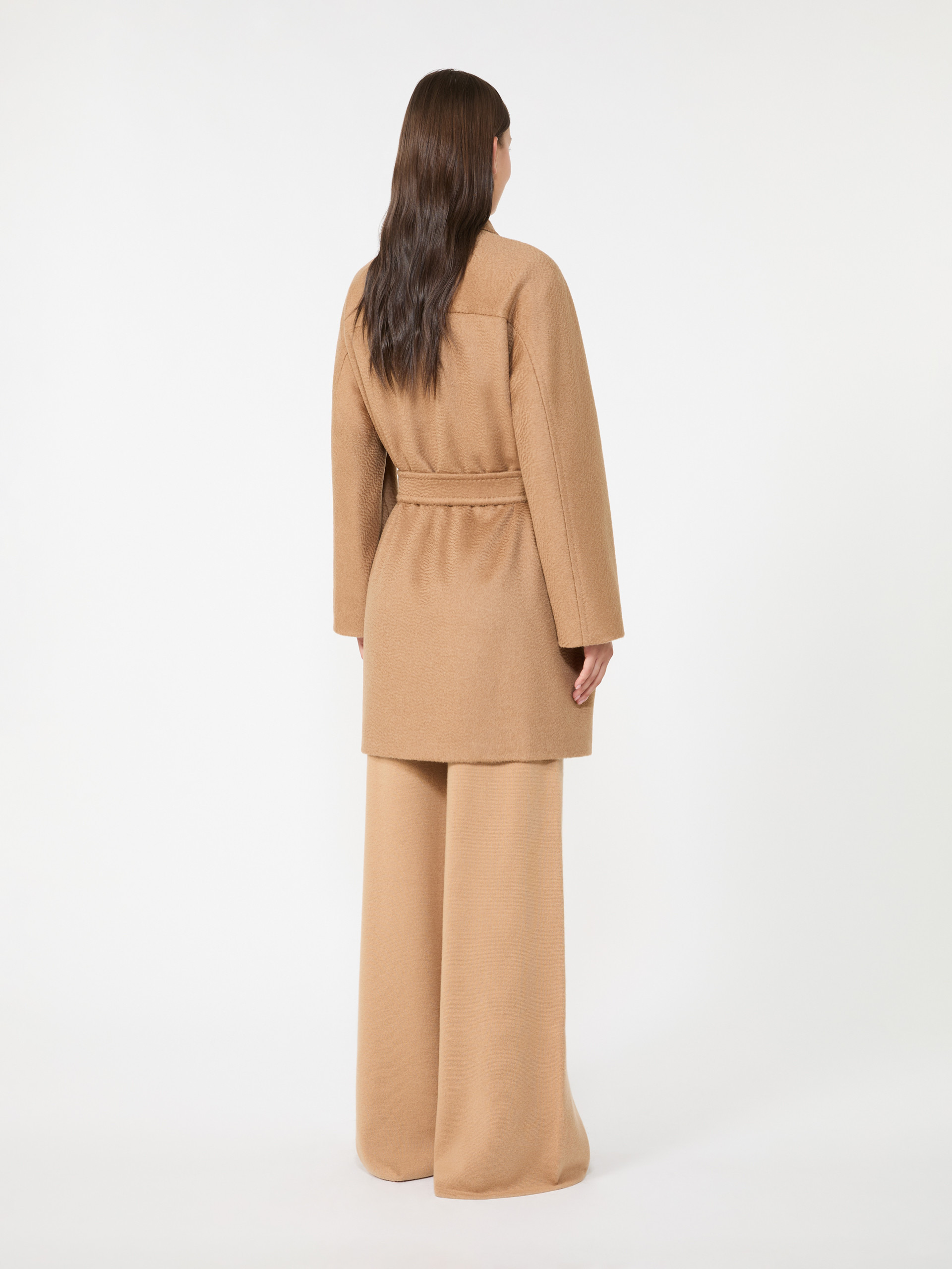 FILATO Camel coat with belt - 4