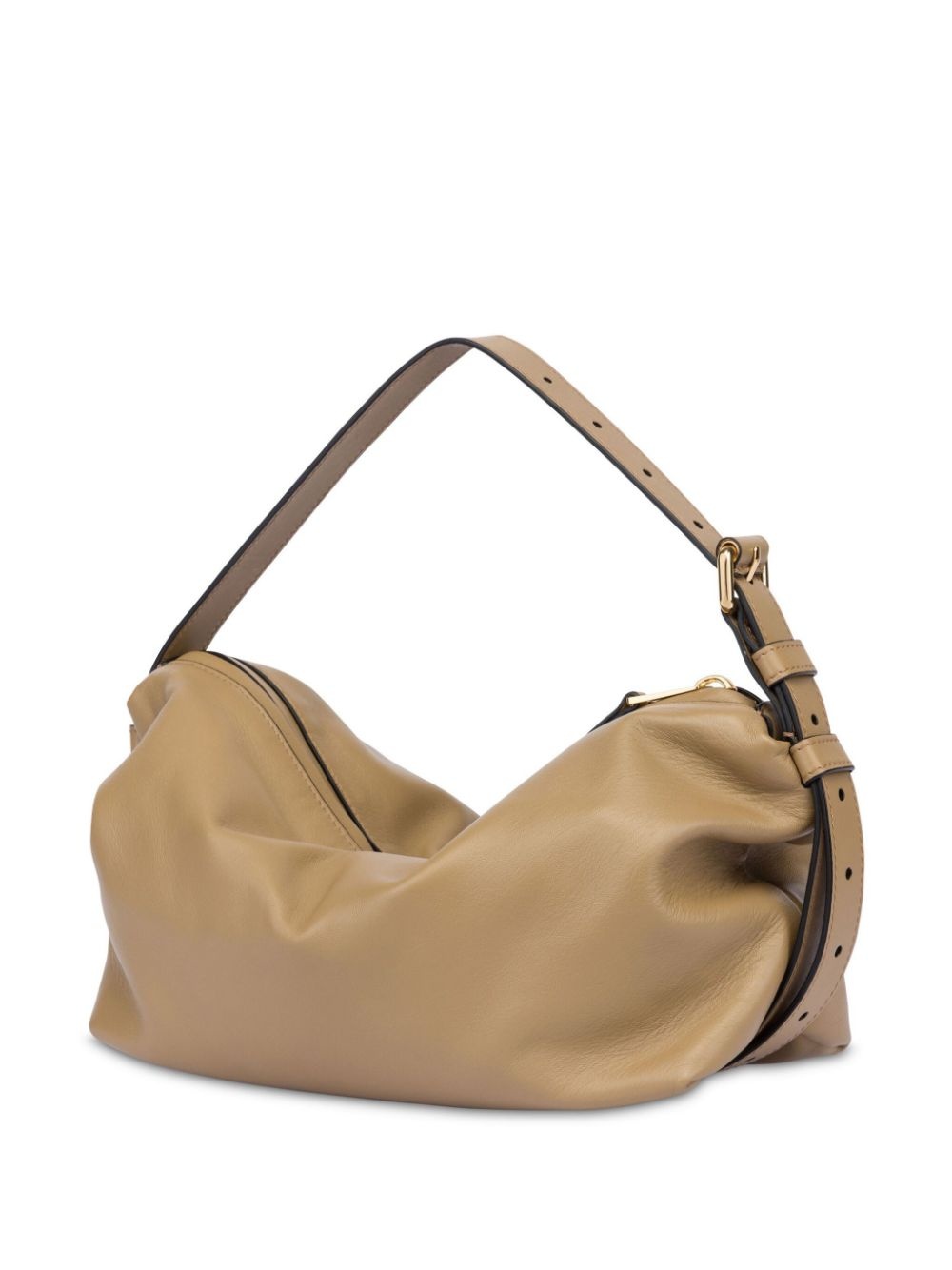 slouchy leather shoulder bag - 2