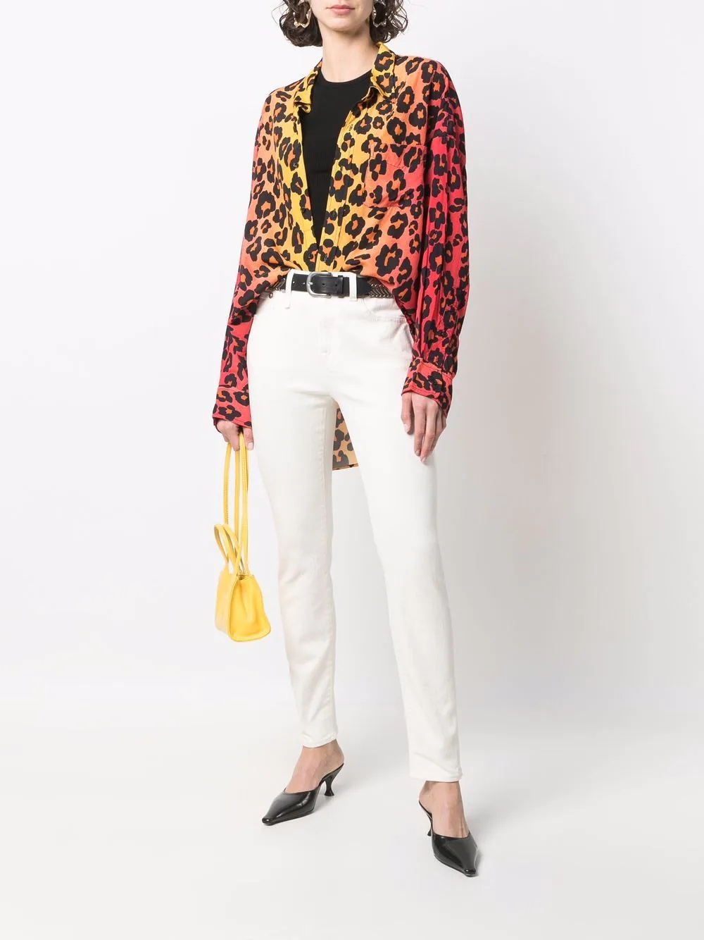 slim cut jeans - 2