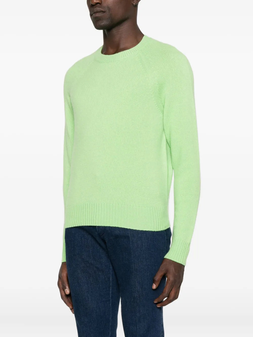 Tom Ford Men Crewneck Sweater With Raglan Sleeves - 3