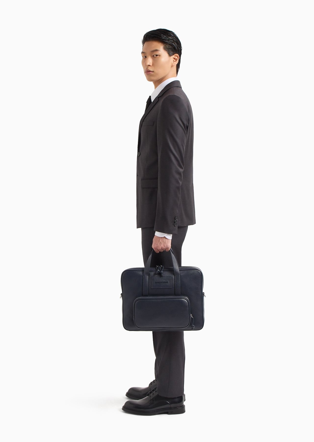 Business bag in tumbled leather - 6