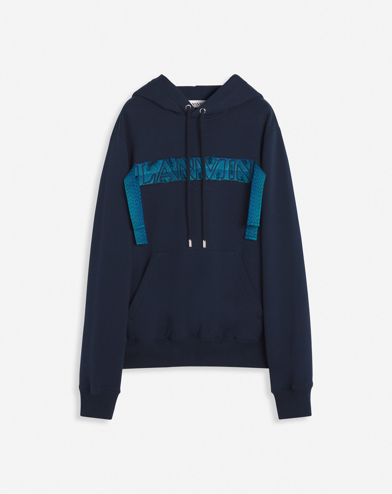Lanvin LANVIN CURB LACE HOODIE - RM-HO0001-J199-P25281 | REVERSIBLE