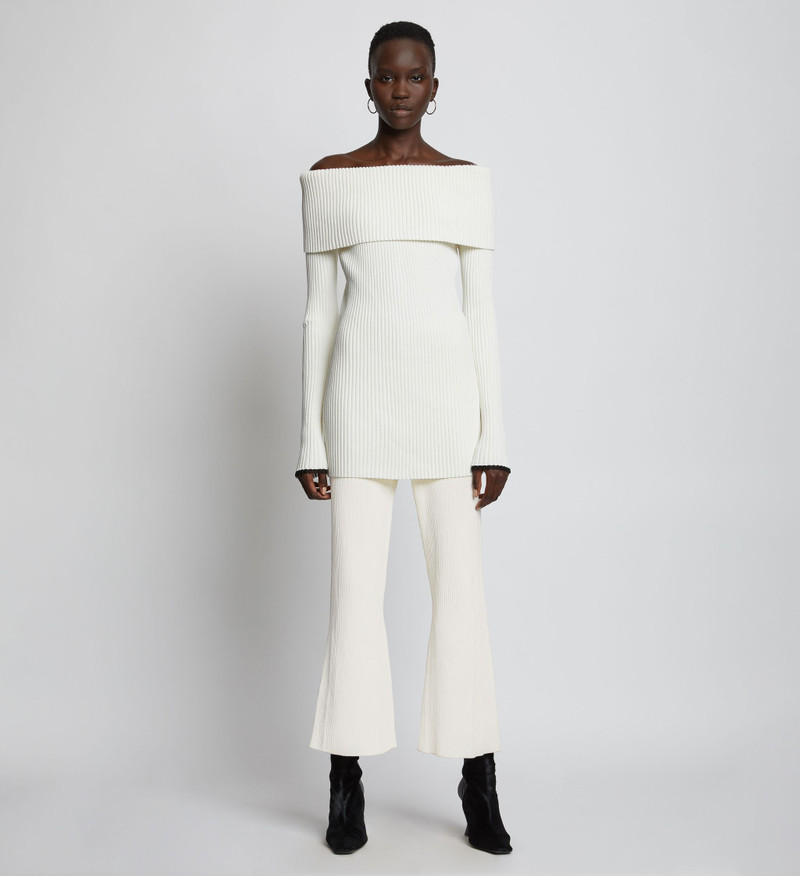 Proenza Schouler Rib Knit Crop Flare Pants outlook