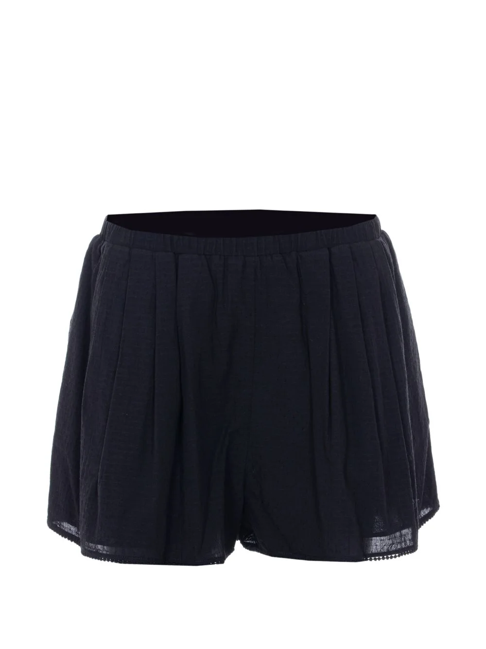 elasticated embroidered shorts - 1