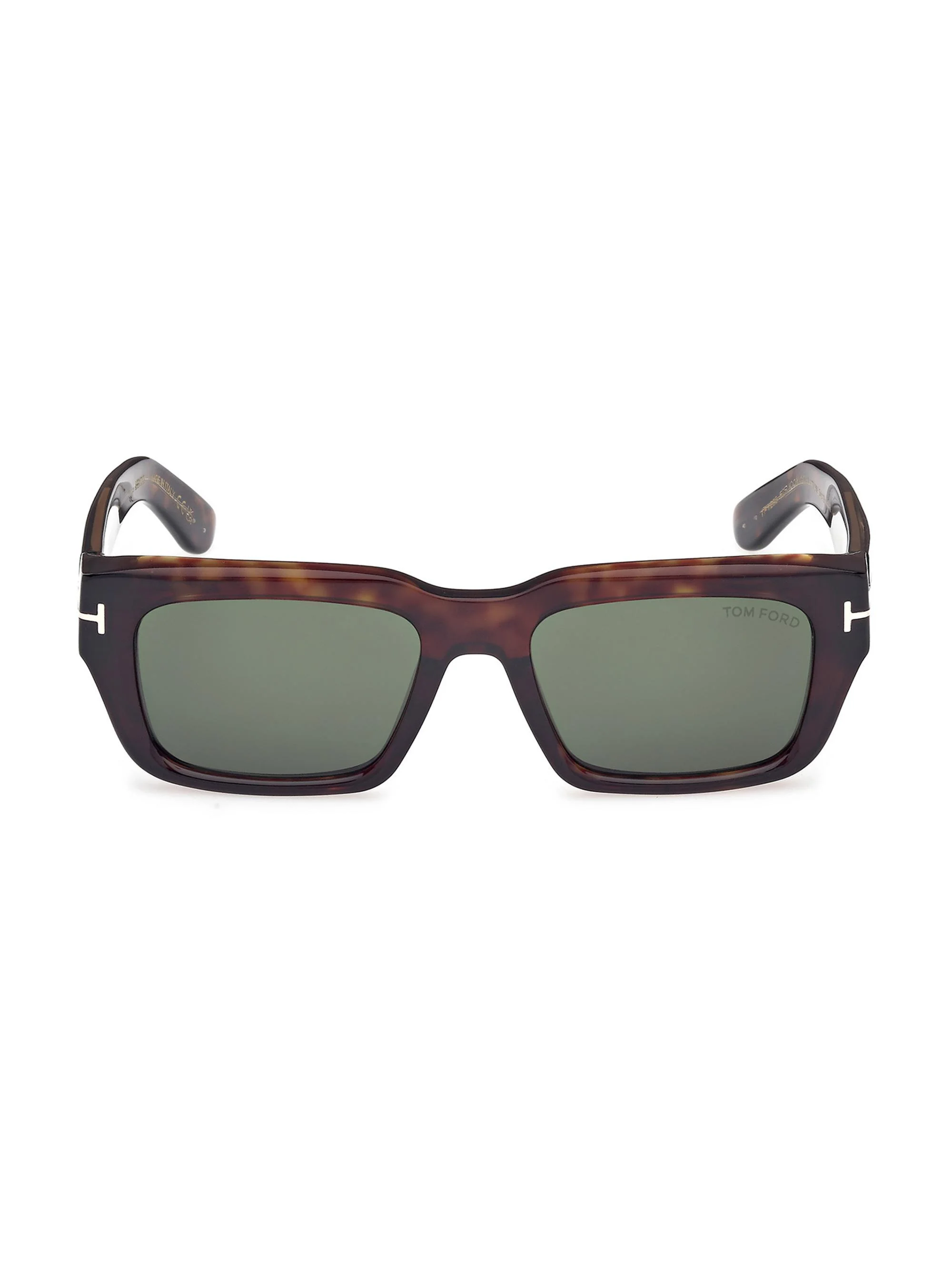 Men's Icon 54MM Rectangular Sunglasses - Shinydarkhavana - 1