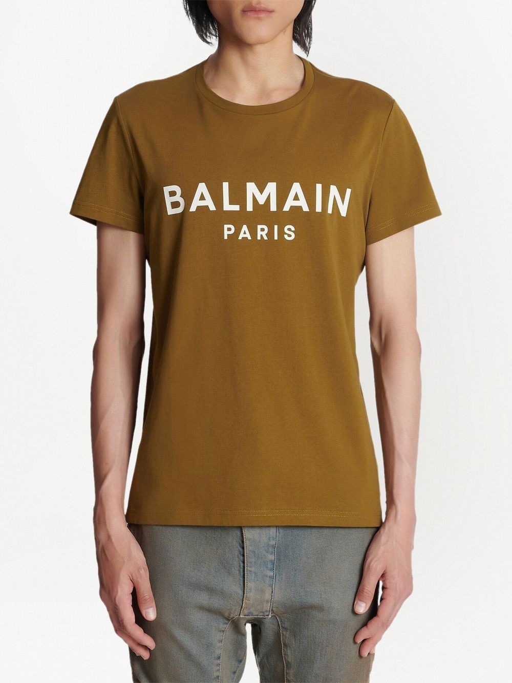 logo-print cotton T-shirt - 4