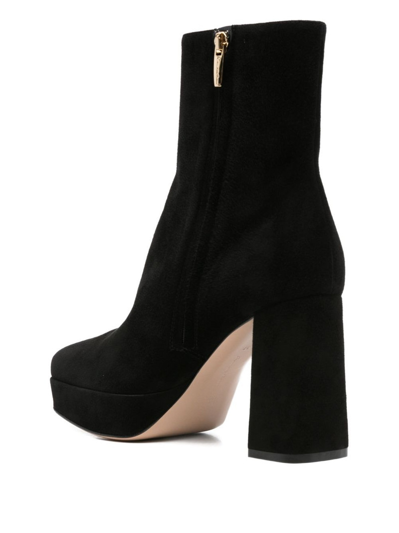 70mm Holly platform block-heel suede boots 3