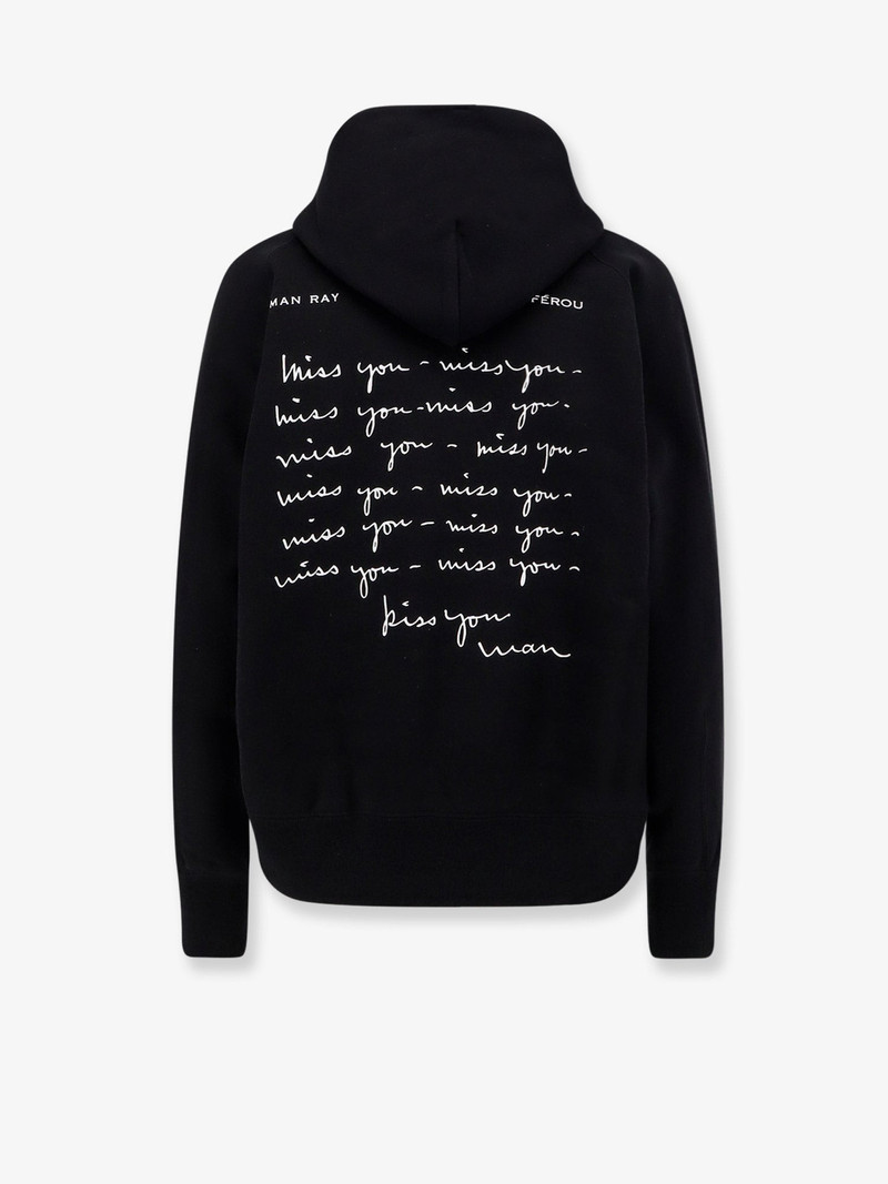sacai Cotton Sweatshirt With Print outlook