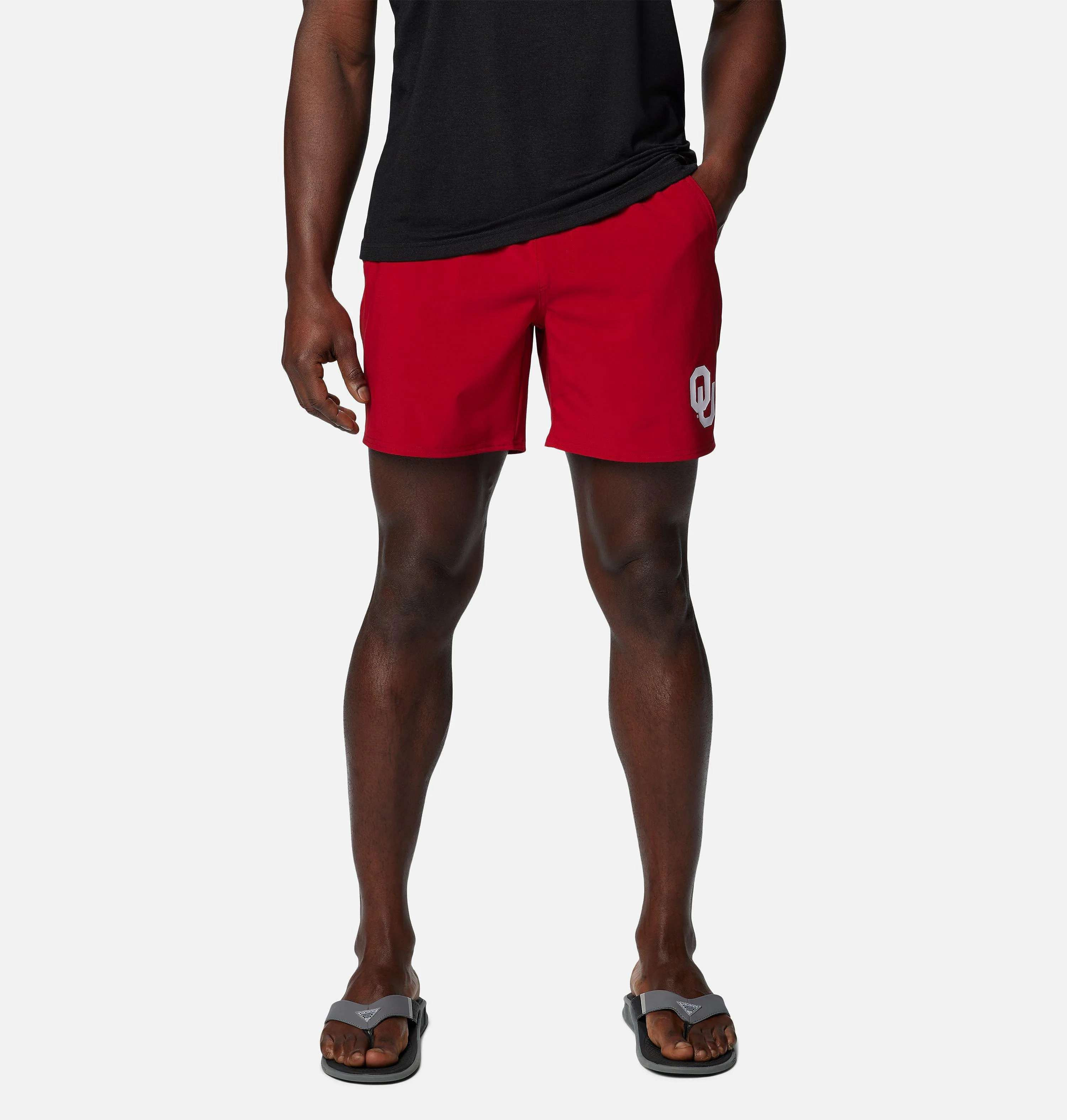 Men's Collegiate PFG Terminal Roamer Stretch Shorts - Oklahoma - 1