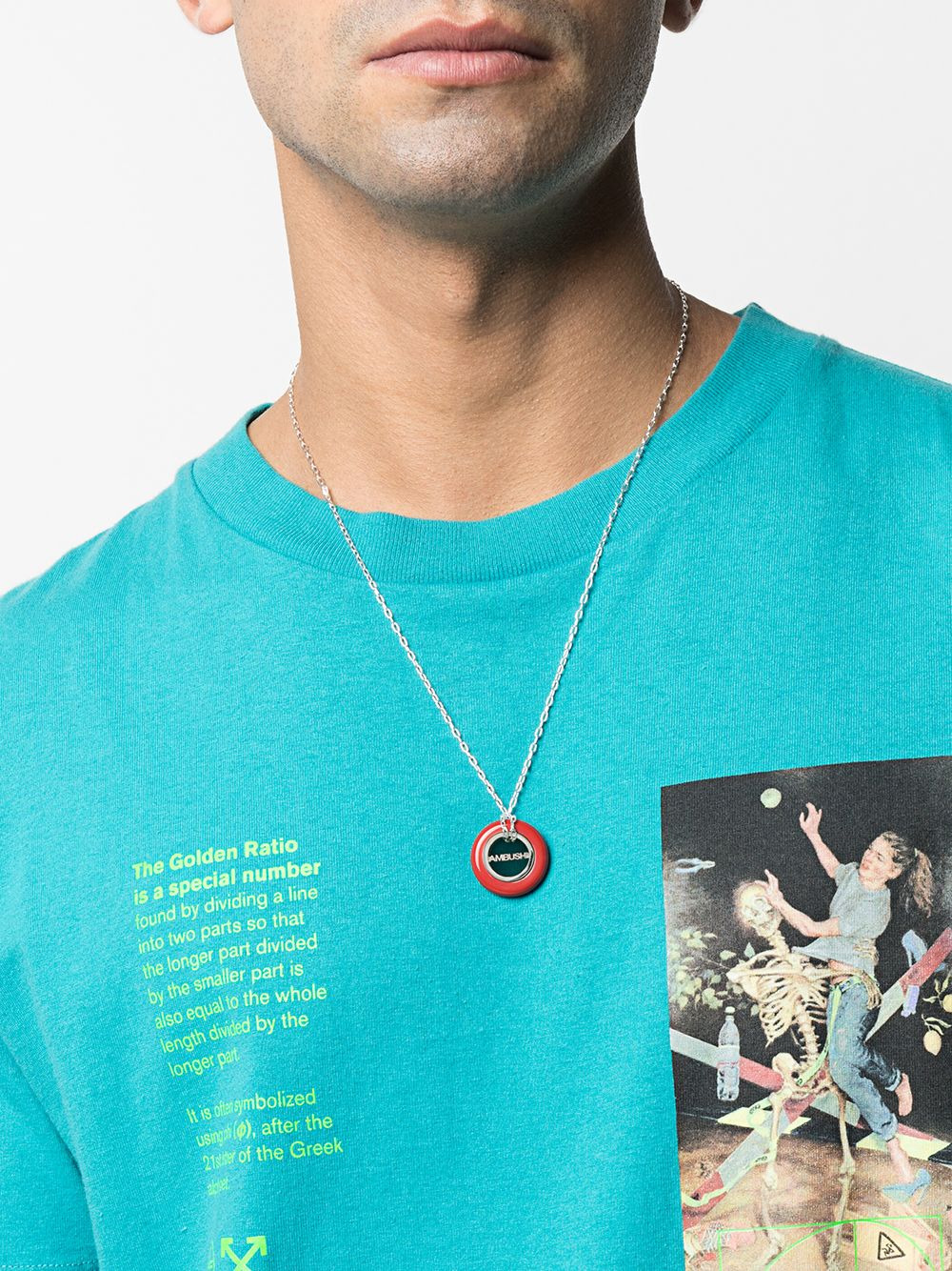 logo-pendant necklace - 2