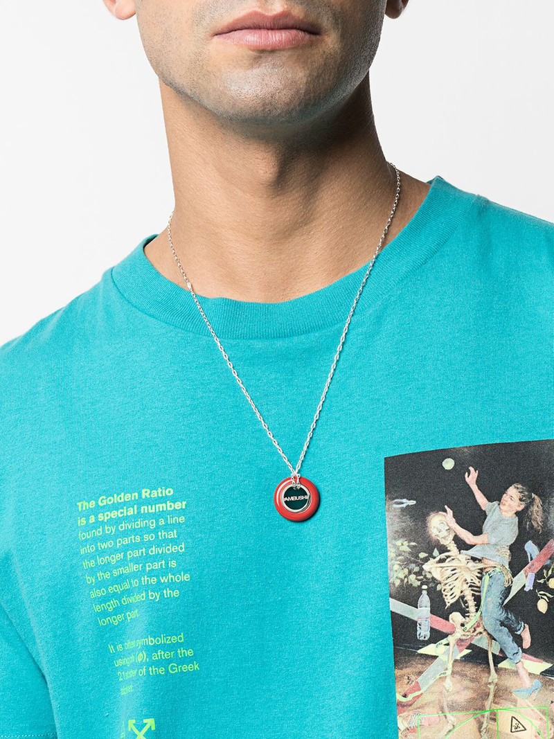 Ambush logo-pendant necklace outlook