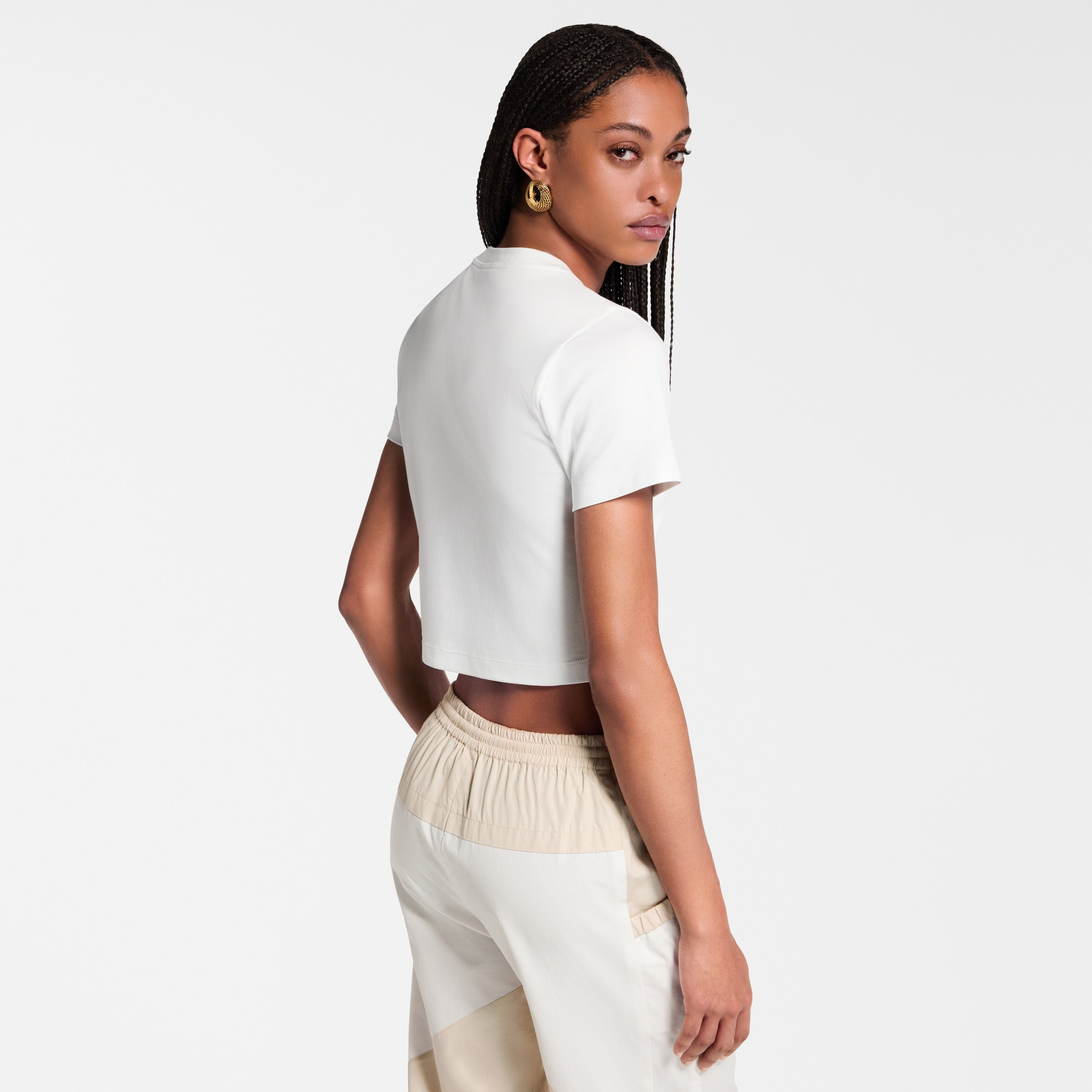 Embroidered Signature Crop Top - 7