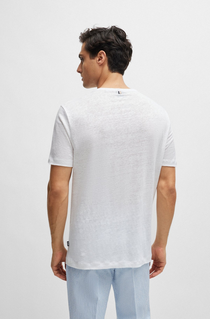 REGULAR-FIT T-SHIRT IN LINEN 5