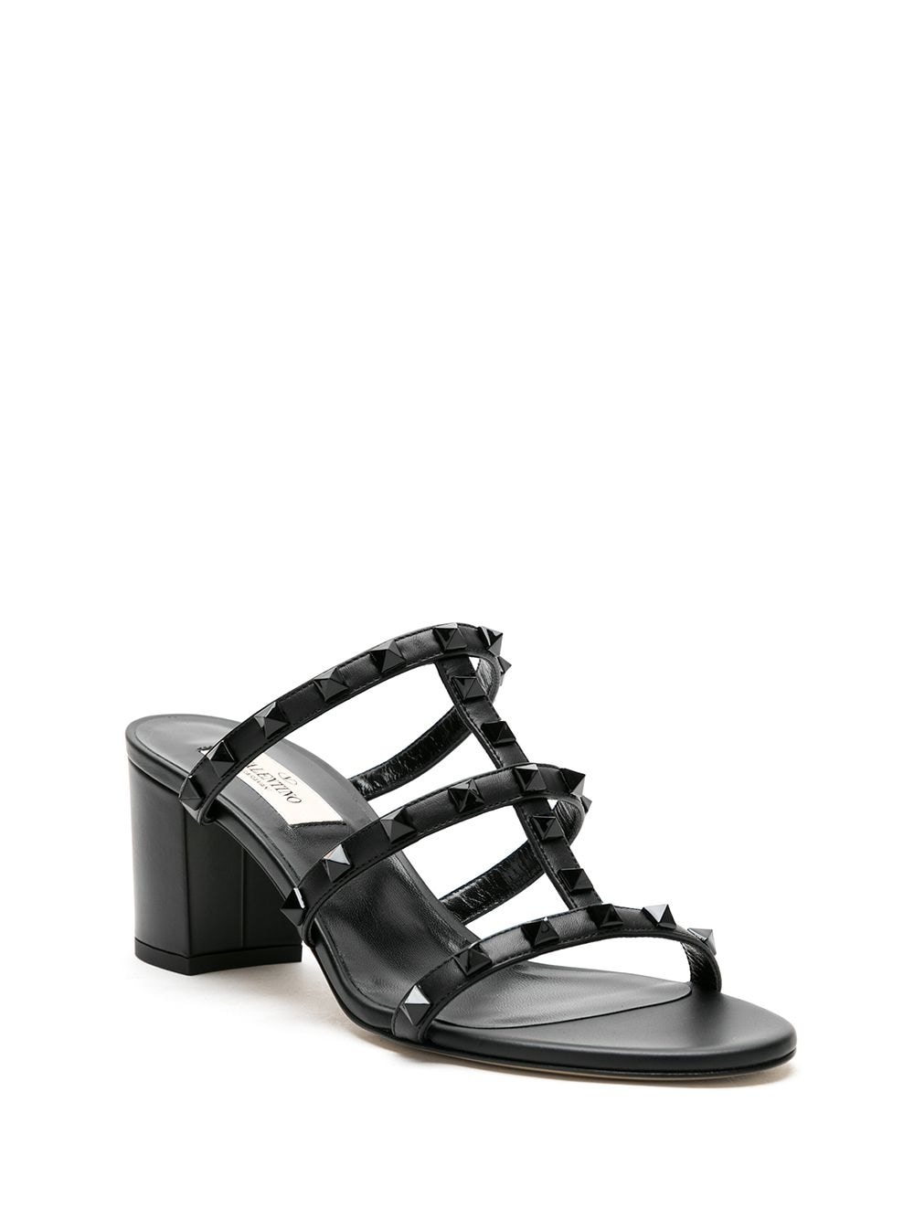 Rockstud strappy block-heel sandals - 2