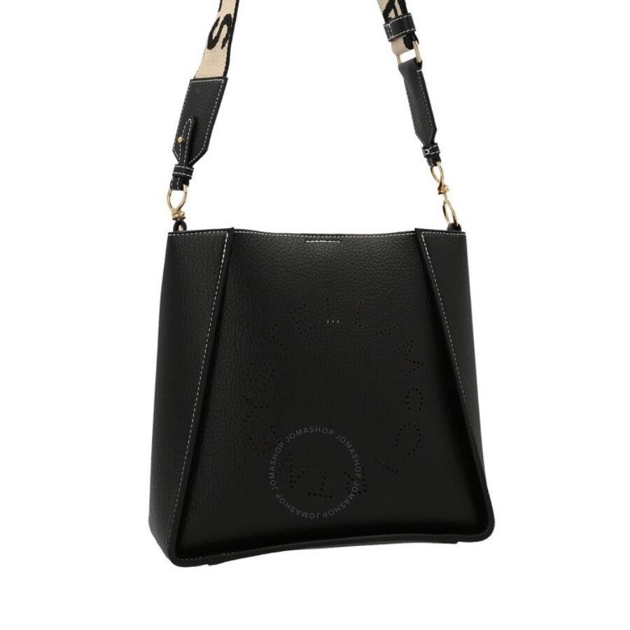 Stella Mccartney Black Logo Crossbody Bag - 3
