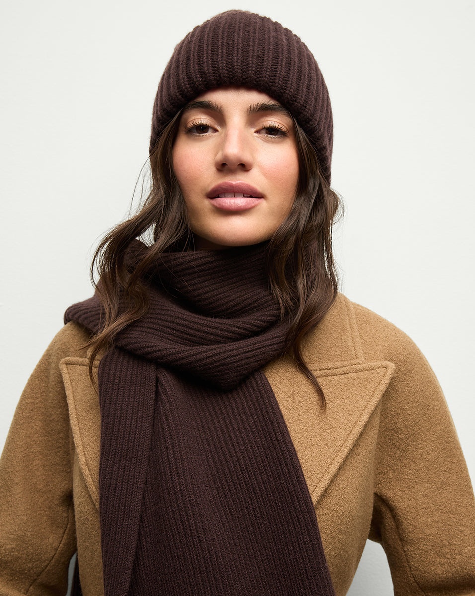 CASHMERE FOLDOVER BEANIE - 2