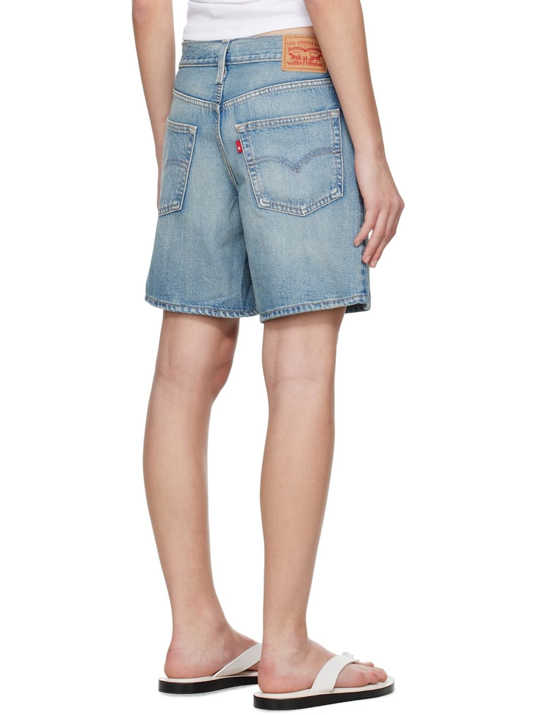 Blue 94 Baggy Denim Shorts - 3