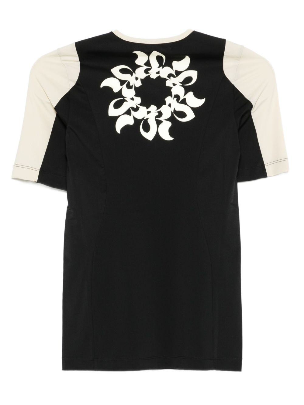 star-print panel t-shirt - 2