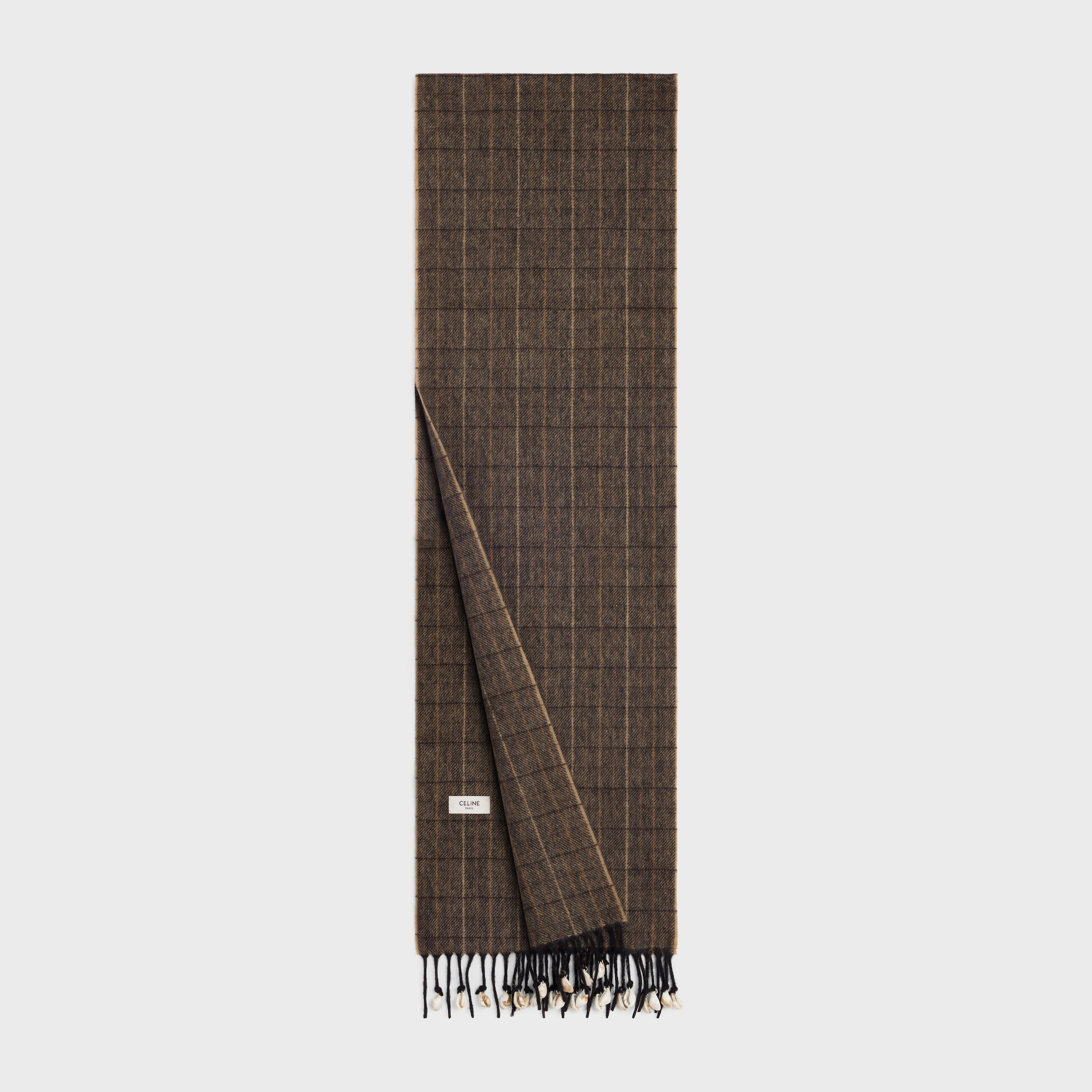 scarf IN CHECKED CASHMERE - 2