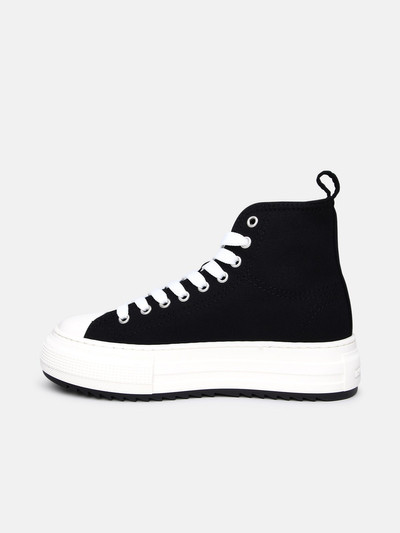 DSQUARED2 Black canvas Berlin sneakers outlook