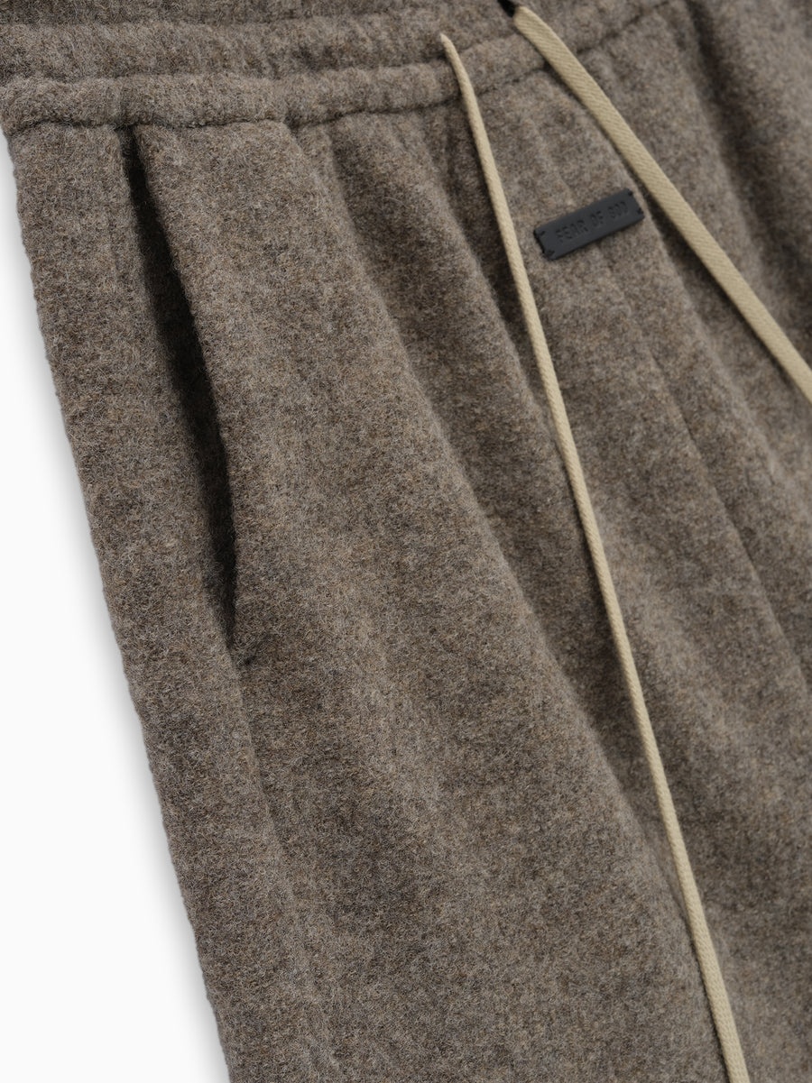 Boiled Wool Relaxed Shorts - 3