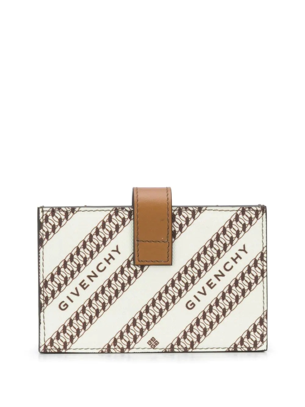 logo diagonal stripe cardholder - 2